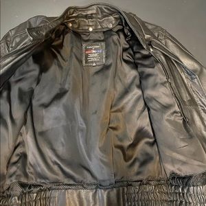 MOSSI LEATHER HARLEY DAVIDSON MOTORCYCLE JACKET